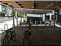 Cycle parking with a green roof