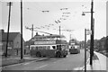 Holme Wood trolleybus terminus, Bradford - 1966