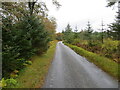 NN2938 : Glen Orchy - Road (B8074) heading towards Drochaid Chonoghlais and the A82 by Peter Wood