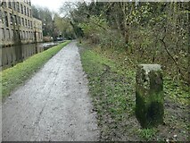 SE0324 : Rochdale Canal Company boundary stone by Christine Johnstone