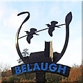 TG2818 : Belaugh village sign by Adrian S Pye