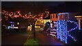 SK3180 : Christmas lights on Abbeydale Park Rise by Graham Hogg
