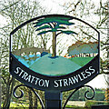 Stratton Strawless village sign