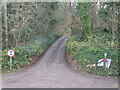 The western entrance to Winscombe Drove