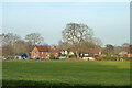 Houses on east side of green, Rickling Green