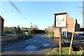 Burnham Thorpe village sign on Walsingham Road