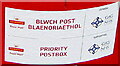 NHS Priority Postbox label, Court Road, Bridgend