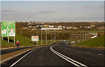 TF0070 : Lincoln Eastern Bypass, towards Washingborough Rd Roundabout by J.Hannan