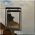 The sign of the Everest