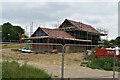 New house under construction at Valley Farm