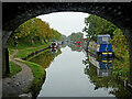 SJ8512 : Canal at Tavern Bridge near Wheaton Aston in Staffordshire by Roger  D Kidd