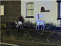 SO3958 : Reindeers at the Old Wheelwrights (Pembridge) by Fabian Musto