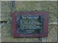 Plaque for the site of Bramhope Old Town Hall