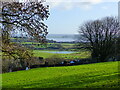 Looking across to the River Wye flood plain from Piggy