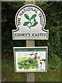 National Trust sign for Coney