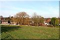 Pasture and housing at Goldthorn Park in Wolverhampton