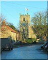 Towards the church in Wath