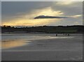 NU2510 : The River Aln flows into Alnmouth Bay by Russel Wills