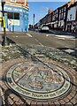 SO8071 : Tessellated mosaic in Stourport-on-Severn by Mat Fascione