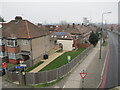 Infill house, corner of The Approach with A40 road