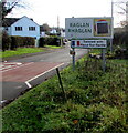 Northern boundary of Raglan, Monmouthshire