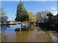 SO8540 : Flooded Dunn's Lane by Philip Halling