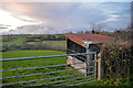 Membury : Grassy Field & Gate