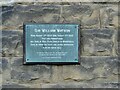 Plaque to Sir William Watson, Queen