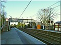 Footbridge at Burley-in-Wharfedale station