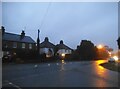 Godstone Road at the junction of Rabies Heath Road