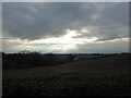 View to the towers and spires of Shrewsbury from Cross Hill