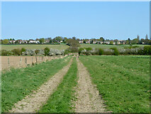 TQ6695 : Track east from Great Cowbridge Grange Farm by Robin Webster