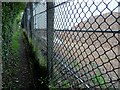 Footpath and the former Qinetiq site