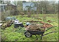 Clearing an allotment plot, Ospringe