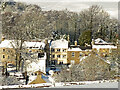 NY8355 : (Part of) Allendale Town in the snow by Mike Quinn