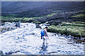 NH9204 : Crossing the Am Beanaidh in 1980 by Trevor Littlewood