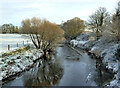 Ice forming on the Water of Girvan