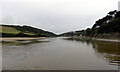 The River Gannel seen from the tidal footbridge