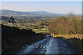 Barden Road descending towards Eastby