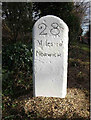 Old Milestone, on the A1075, 10yds N of roundabout