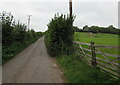 SO3513 : Wooden field gates near Llanddewi Rhydderch, Monmouthshire by Jaggery