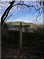 Sign on Pennine Bridleway, Hayfield