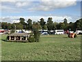 SP4415 : Cross-country fences 20A and B at Blenheim Horse Trials by Jonathan Hutchins