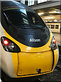 TQ2982 : Alison at Euston railway station by Alison Nugent