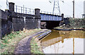 Walsall Canal - railway bridge south of Hempole Lane Bridge in 1979