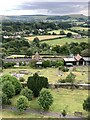 ST8622 : Remains of Shaftesbury Abbey from Trinity tower by Jonathan Hutchins