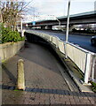 ST3088 : Concrete post, Crindau, Newport by Jaggery