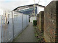 Alley from West Acton tube, exit to Kendal Avenue