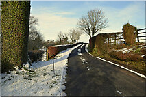 H4269 : Snow along Whitehill Road by Kenneth  Allen