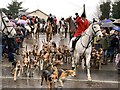 SJ7342 : North Staffordshire Hunt at the Boxing Day Meet 2019 by Jonathan Hutchins